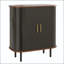 Armoire à vin cannelée avec 8 casiers à vin et 5 tablettes réglables-129933405