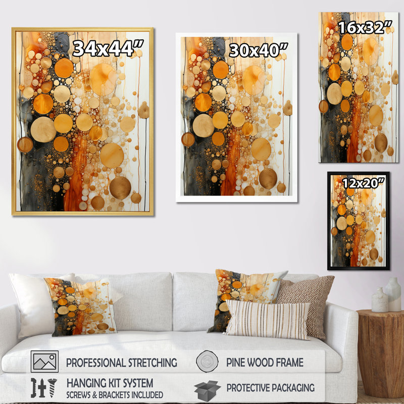 «Gold Grey Rustic Reflections II - Abstract Collages», reproduction sur toile, H 40 po x l 30 po x P 1,5 po