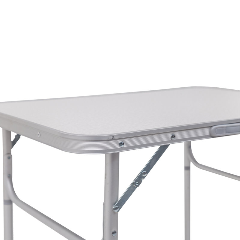 Masury Rectangular Wood Folding Outdoor Camping Table , 75.5cm cm W 55cm cm D, Cream