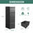 Makeace 15.2"W 4-Drawer Locking Metal Vertical File Cabinet – Heavy-Duty Home Office Filing Cabinets, Fits Legal/Letter/A4/F4, Assembly Required,Black-124549714-93263705