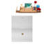 1491mm x 749.3mm Soaking Acrylic Bathtub-695092535