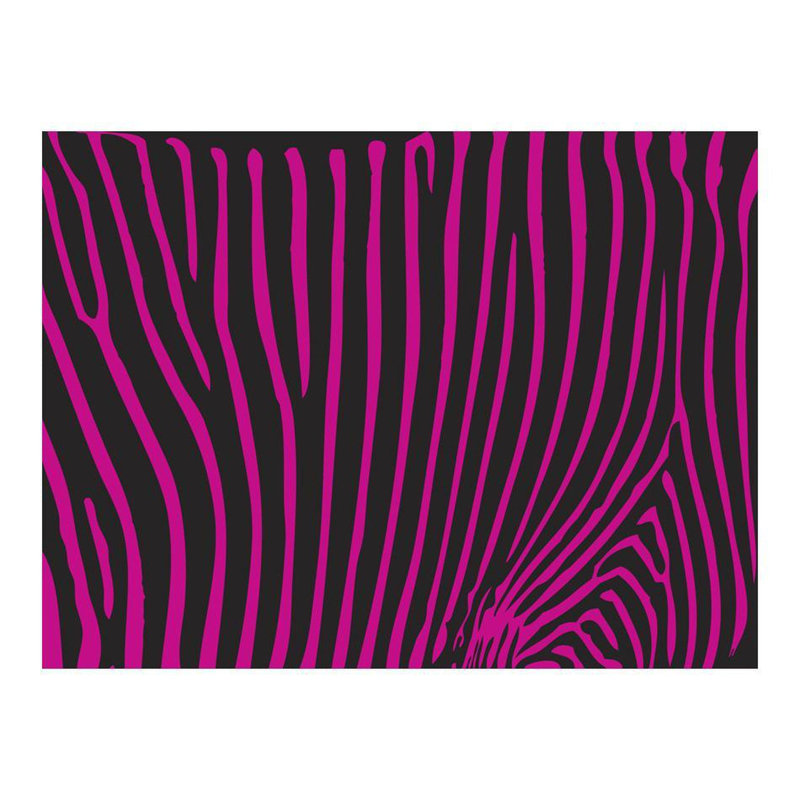 Barthelus Abstract Wall Mural, Violet, 121" L x 157" W