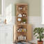 Armoire de salle de bain de 68 po de hauteur avec portes cannelées 68 po-129961294