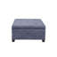Repose-pieds avec rangement à fermeture en douceur avec beaucoup d'espace et une fabrication durable, parfait pour les salons et les chambres à coucher.