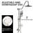 Rain Adjustable Shower Head 2.5 GPM GPM-64468036