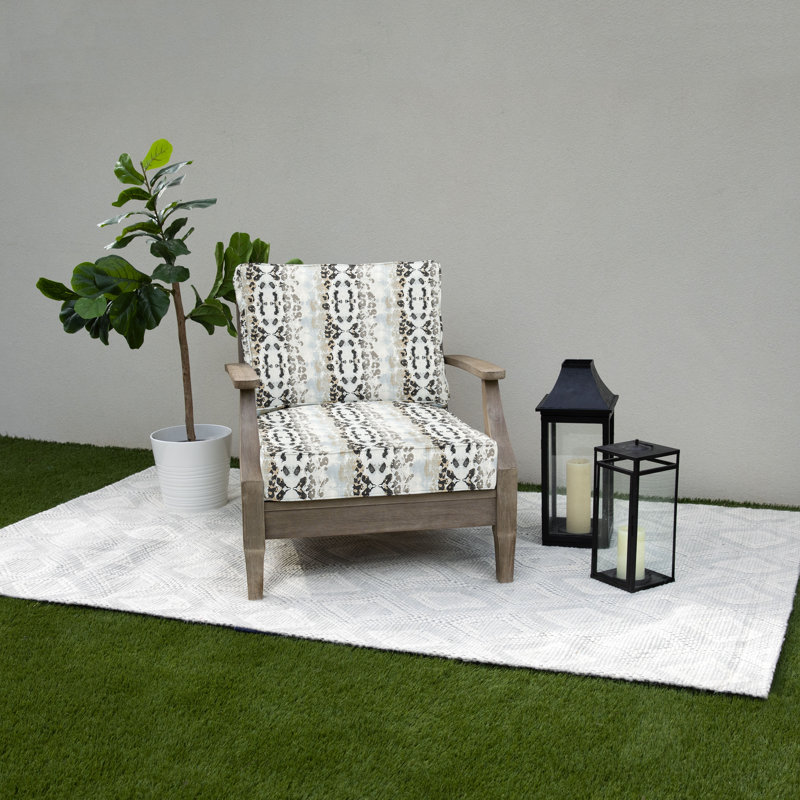 Coussin de siège / de dossier d'intérieur / d'extérieur, L 30 po x P 27 po
