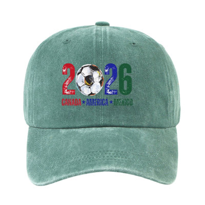 Ball hat Cup26 Hats USA CAN MEX 2026 Host  Soccer Football Supporters Cap