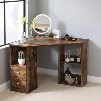 Lariyah 90Cm W L-Shape Writing Desk