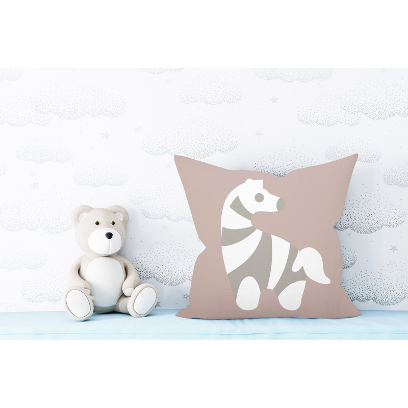Coussin décoratif Simbi, L 19 po x H 19 po, Ombre