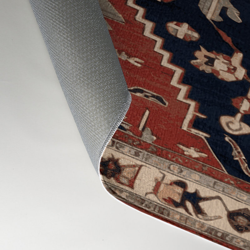 Tapis d'intérieur et d'extérieur brun Persian, Rectangulaire 3 pi x 5 pi