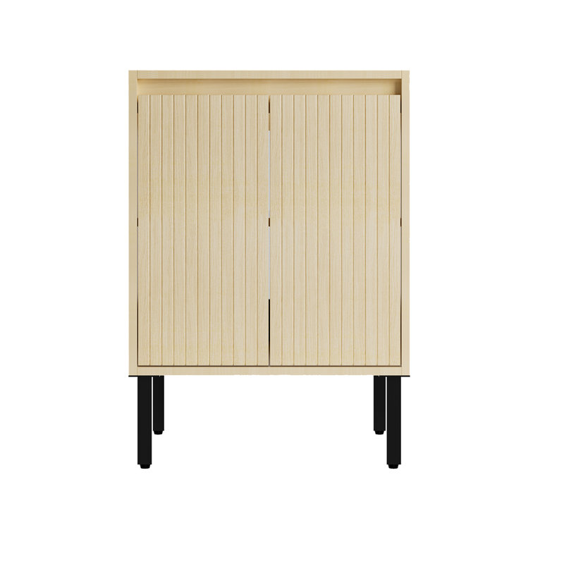 Base de meuble-lavabo de style Shaker de 24 po, 30 po et 36 po seulement, autoportante ou murale avec portes doubles et tablette réglable - Conception à fermeture en douceur et verticale (lavabo non inclus)