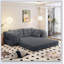 Canapé-lit pliable polyvalent avec rembourrage en mousse moelleuse pour le confort et l'efficacité de l'espace, parfait pour la vie moderne