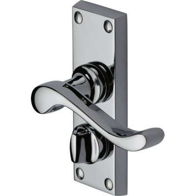 Heritage Brass Heritage Door Handle for Privacy Set Bedford Short Design