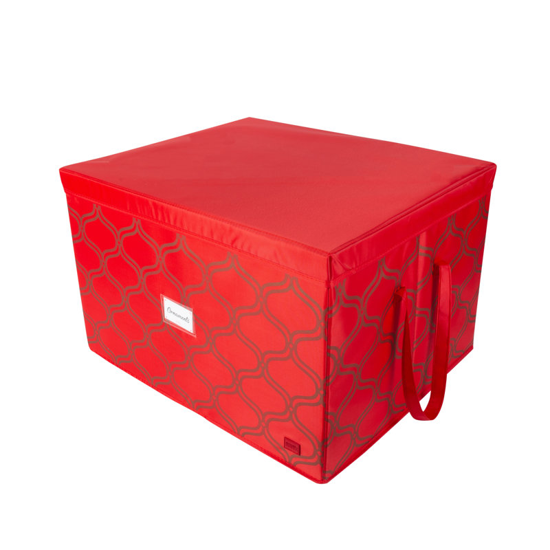 Rangement pour ornements de Noël, H 14,75 cm x l 19,5 cm x P 23 cm