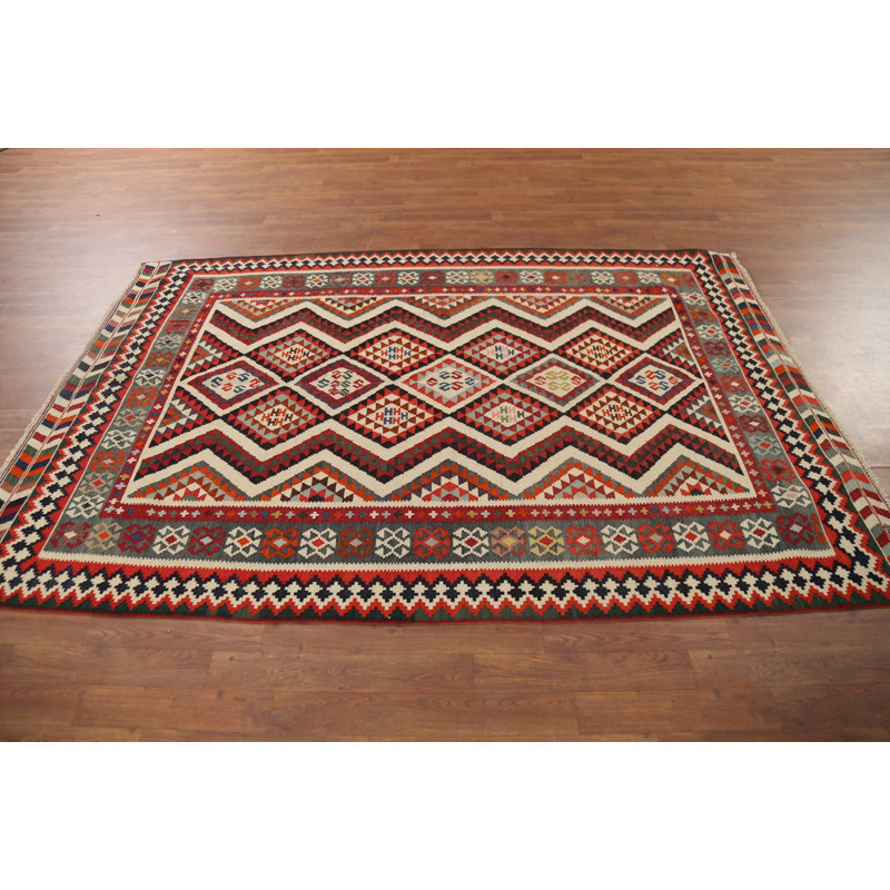 Vegetable Dye Kilim   Area Rug 5x8