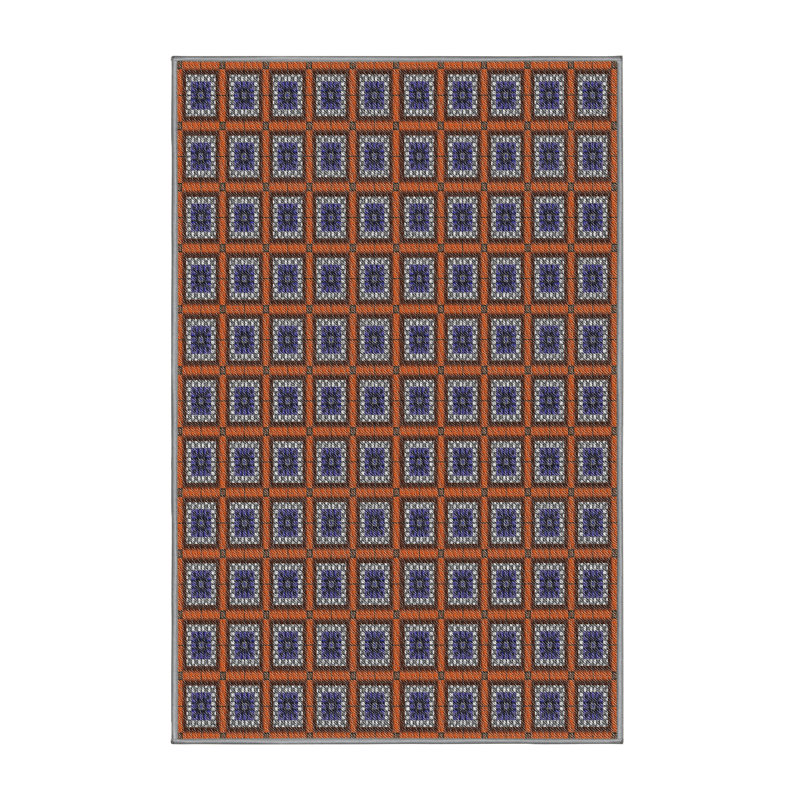 Geometric Indoor Rug, Rectangle 7' x 10'