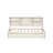 Twin Bed Frame With Side Compartments, Two Drawers And Charging In Creamy White Compartments Drawers, Included-182103602