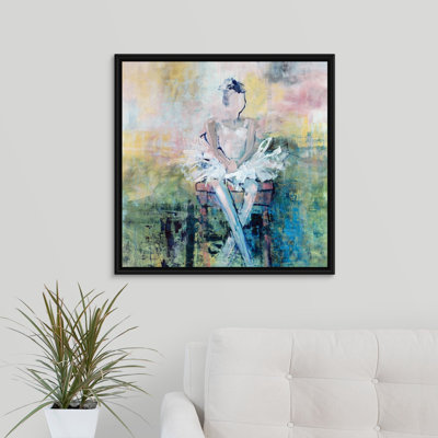 « dancer pensées », peinture sur toile