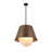 Rock On 6-Light Pendant - Brontourage/Matte Black