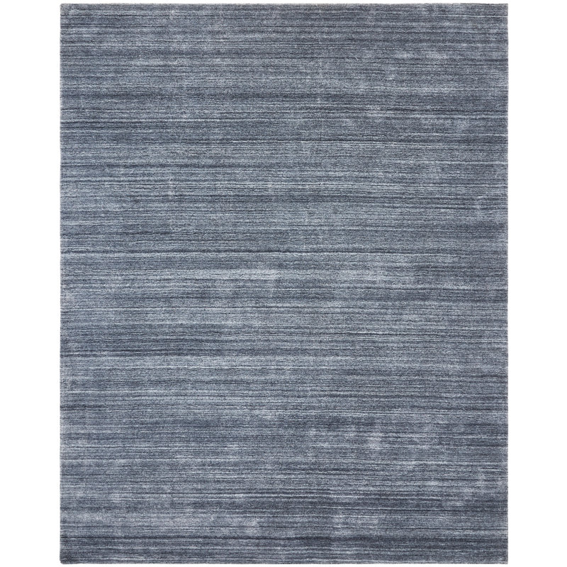 Tapis gris tissé à plat à la main Ericka, Tapis de couloir beige