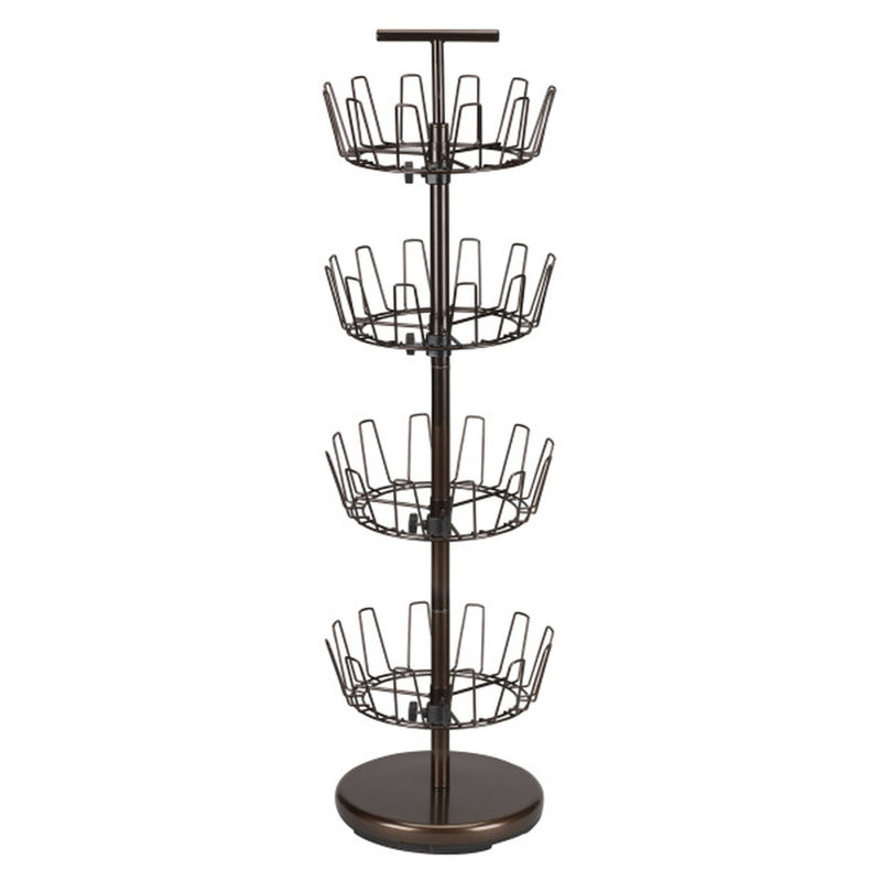 24 Pair Shoe Rack, Bronze