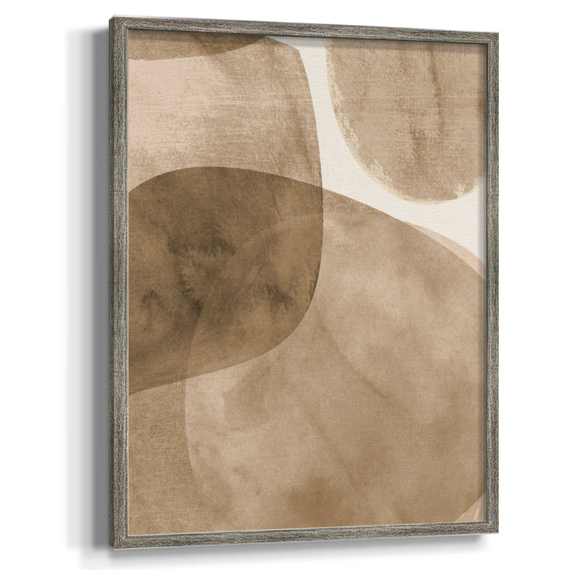 Neutral Object II Framed Print - Solid Wood, 21" H x 17" W