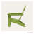 POLYWOOD Nautical Adirondack Chair-1311717439