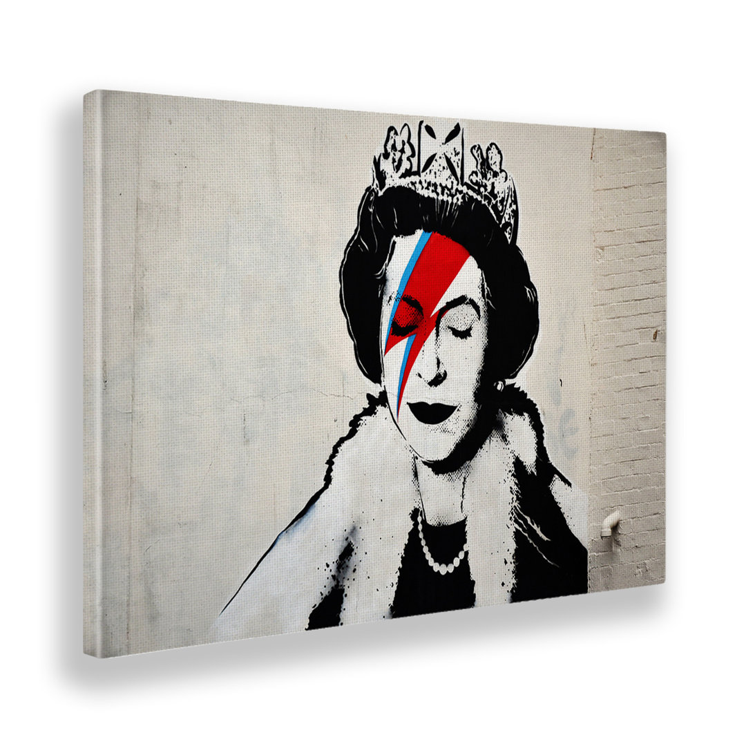 Kunstdruck Queen von Banksy