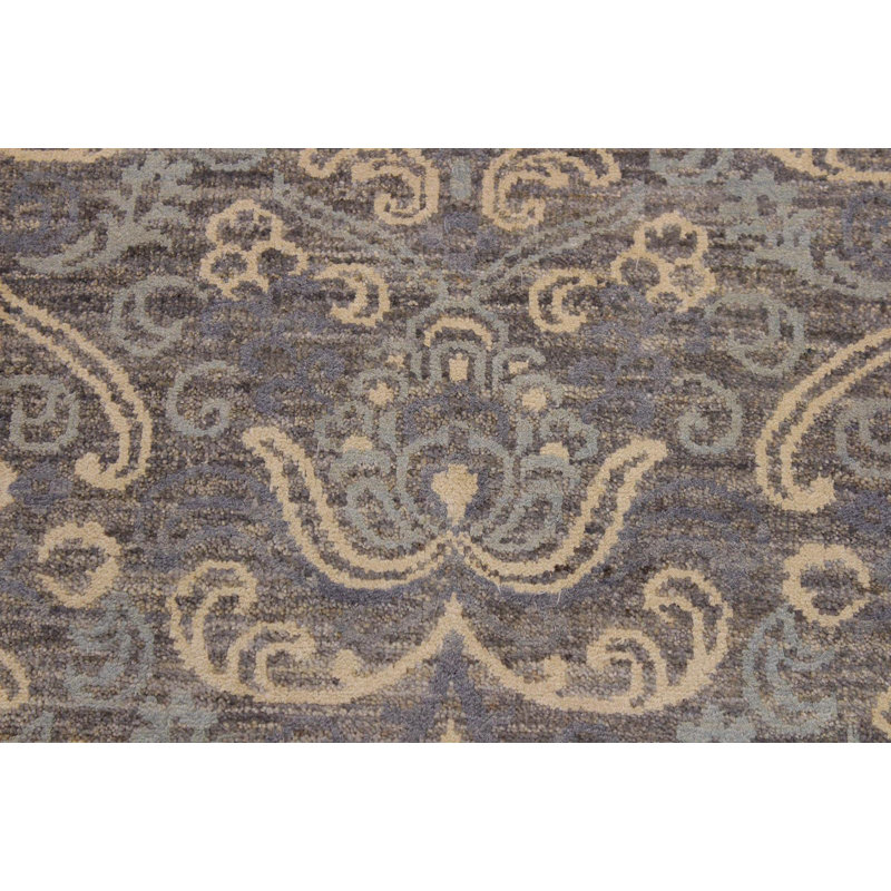 Belton One-of-a-Kind 2'2" x 3' Area Rug in Blue/Beige/Black