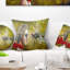 Humain et libellule - Coussin imprimé abstrait-30141998-30142001