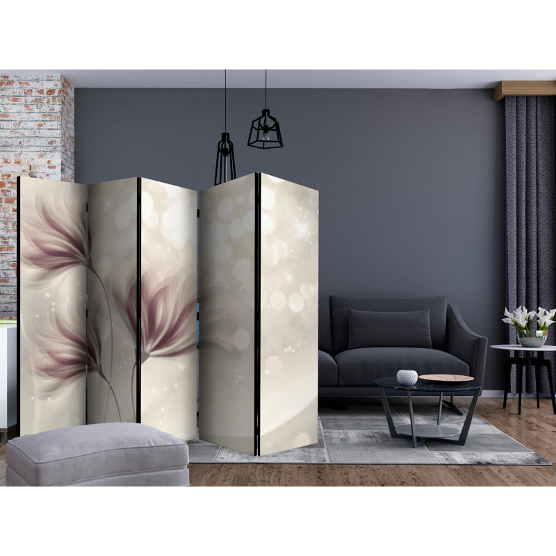 Machias 172cm H Solid Wood Folding Room Divider, 5