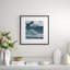 Deep Blue Landscape Framed Photographic Print