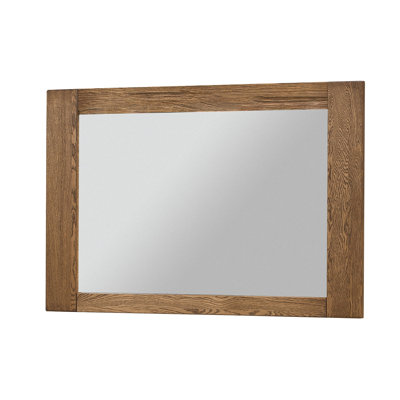 VELVET Solid and Manufactured Oak Wood Wall Mirror