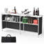 Table de bar rectangulaire pliante en aluminium pour patio-414283147