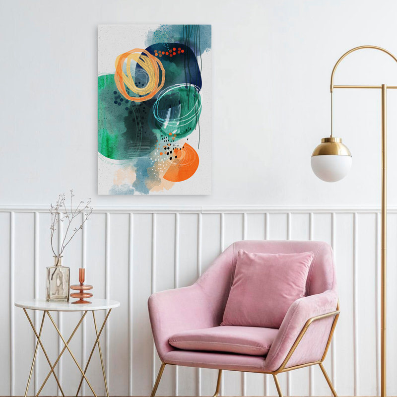Luna - Abstracts Art contemporain, H 24 po x l 16 po