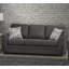 Canapé et fauteuil 2 pièces en tissu gris clair Laeticia-256656144