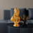 Hand-Painted Decorative Object, Gold Finish, 7.9 x 13.8 x 5.9 inches | 100% Polyester, Unique Color Variations | Perfect for Home Decor & Accent Pieces, Adds Elegance & Style to Any Space-1054031197