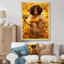 Orisha Oshun avec miroir déesse africaine I - impression