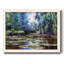 «Water Lillies in Monets Garden», reproduction d'un seul cadre photo sur toile-10595113-10595118