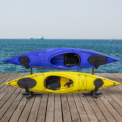 Sascha Steel Freestanding Adjustable Kayak Rack