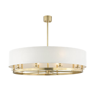 Durham 10 - Light Steel Drum Chandelier