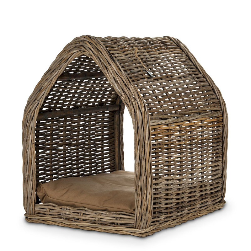 Orthopedic Wicker Pet Bed