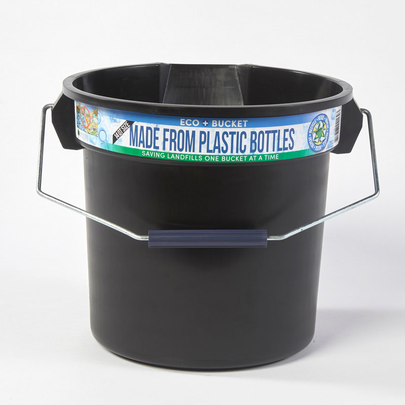 Compartiment de rangement écologique en plastique, Noir