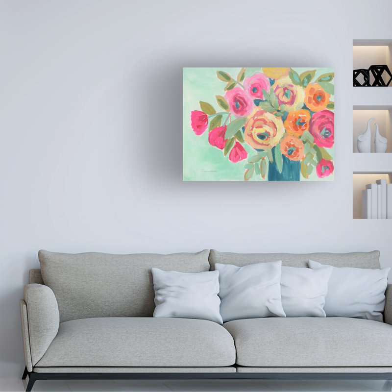 Art mural sur toile tendue - «Softly She Said» de Suzanne Allard pour décoration de salon, de chambre à coucher ou de bureau - 24 x 32