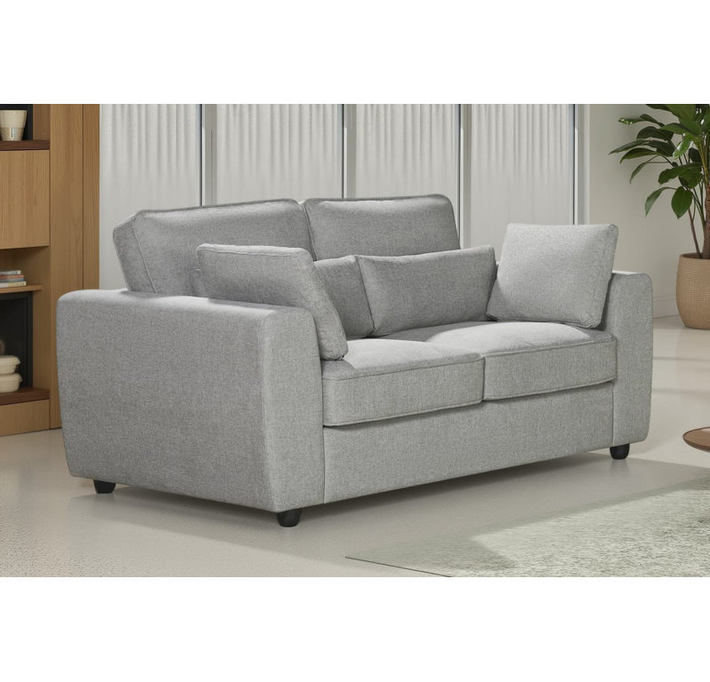 Chenille Sofa, 2, Light Grey