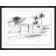 Poolside Renderings 4 Framed Print