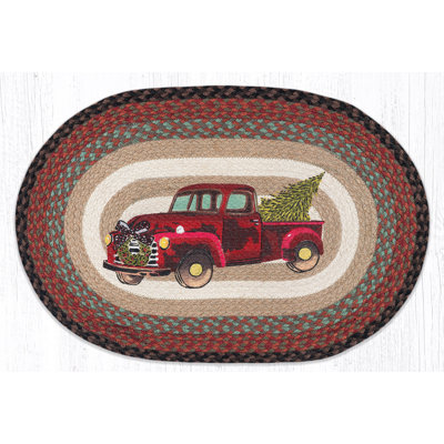  OP-530 Christmas Truck Oval Patch 20"x30"