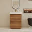 Ensemble de meuble-lavabo simple autoportant 24 po avec lavabo en résine, 24 po et 2 tiroirs-838833027