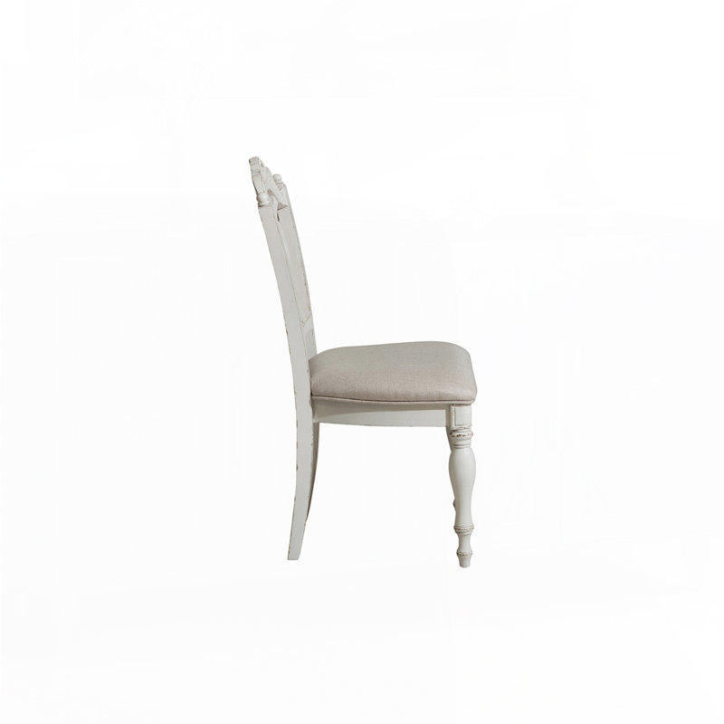 Chaise blanche antique 1pc
