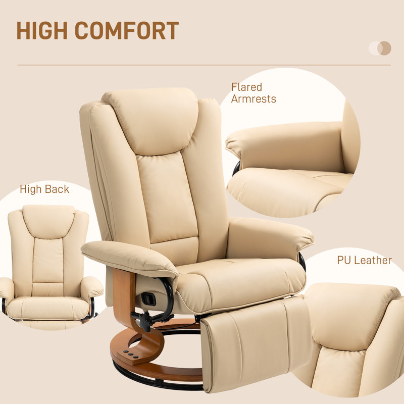 78cm Wide Swivel Home Theatre Recliner